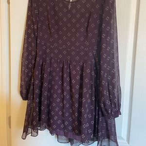 Free people flowy purple dress size medium